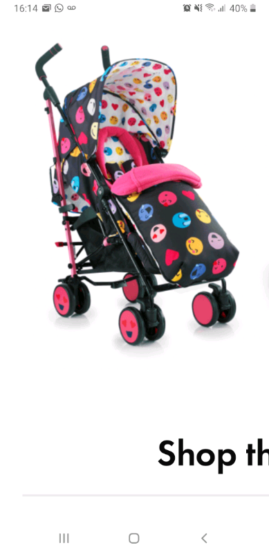 cosatto reversible stroller